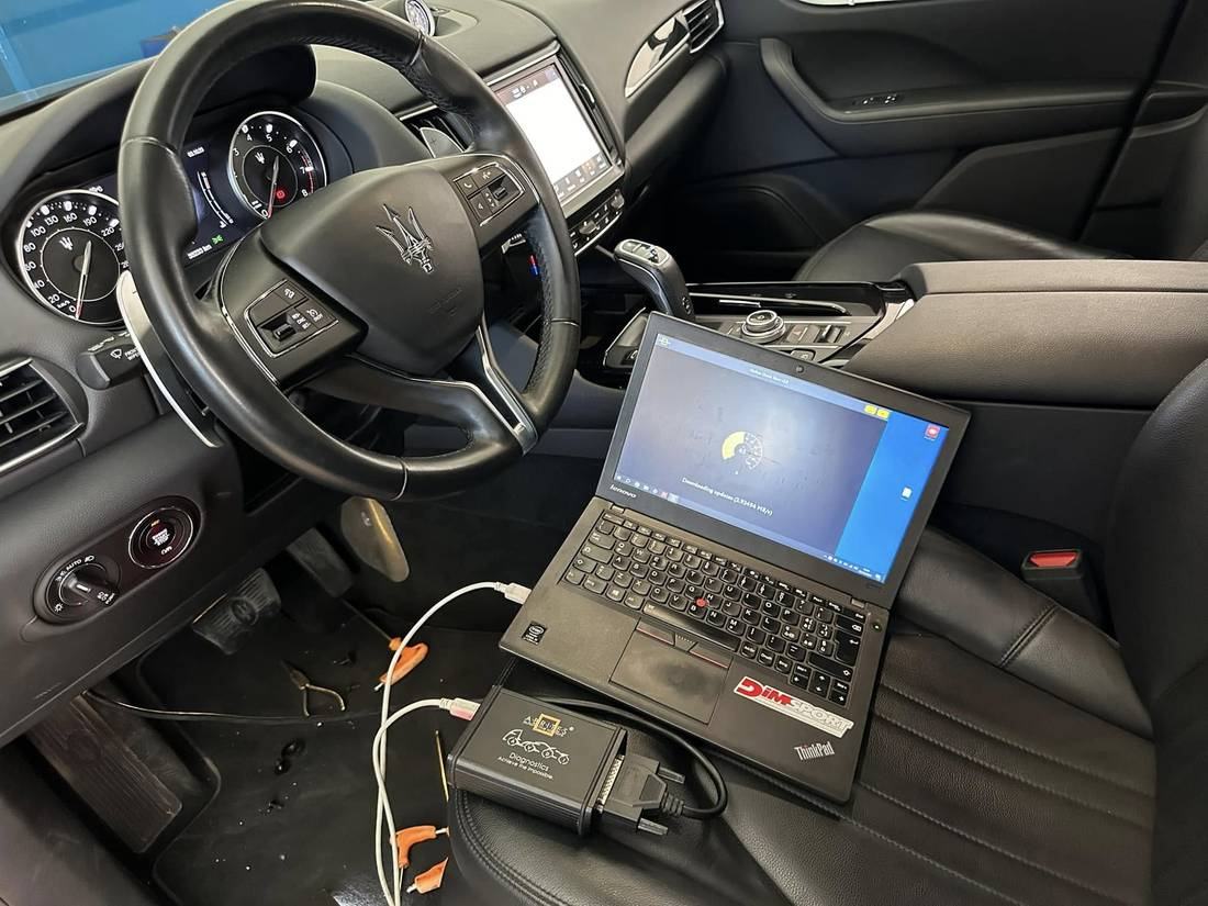 Diagnosi elettronica su Maserati Levante
