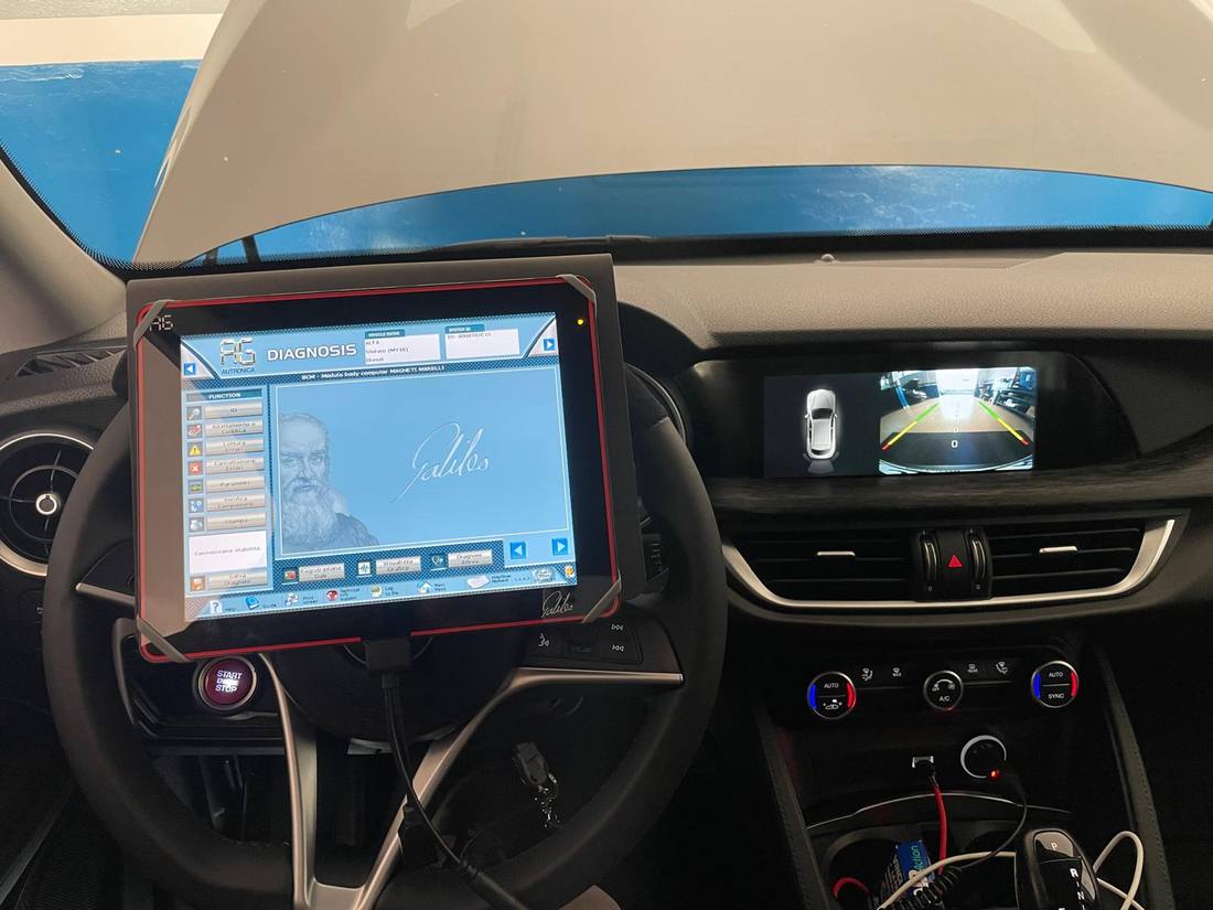 Intervento diagnostico su Alfa Romeo Stelvio