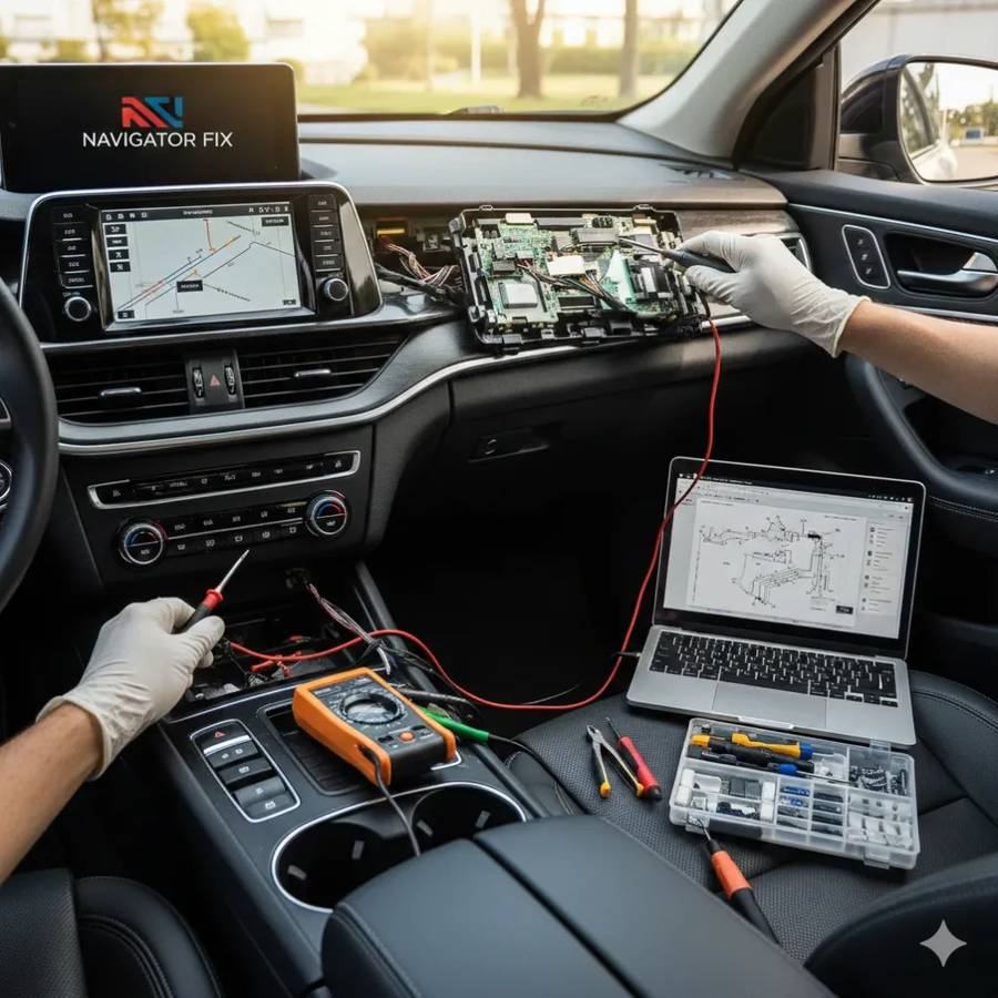 Riparazione e installazione sistemi audio e navigazione